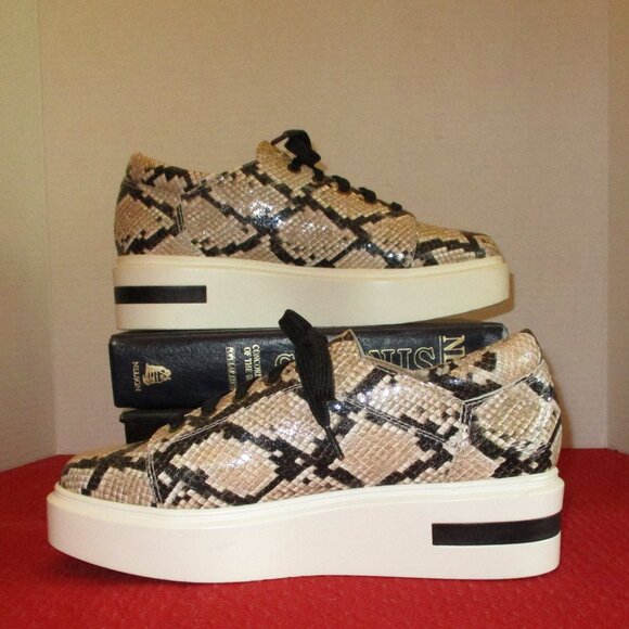 Linea Paolo Kendra Snakeskin Sneakers - Picture 3 of 15